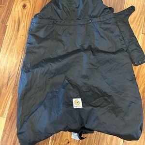 Ergobaby Black Footmuff with Orange Logo